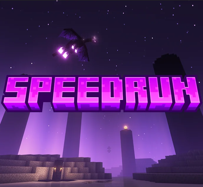 Minecraft Speedrun mode on MCManhunt — race to beat the Ender Dragon